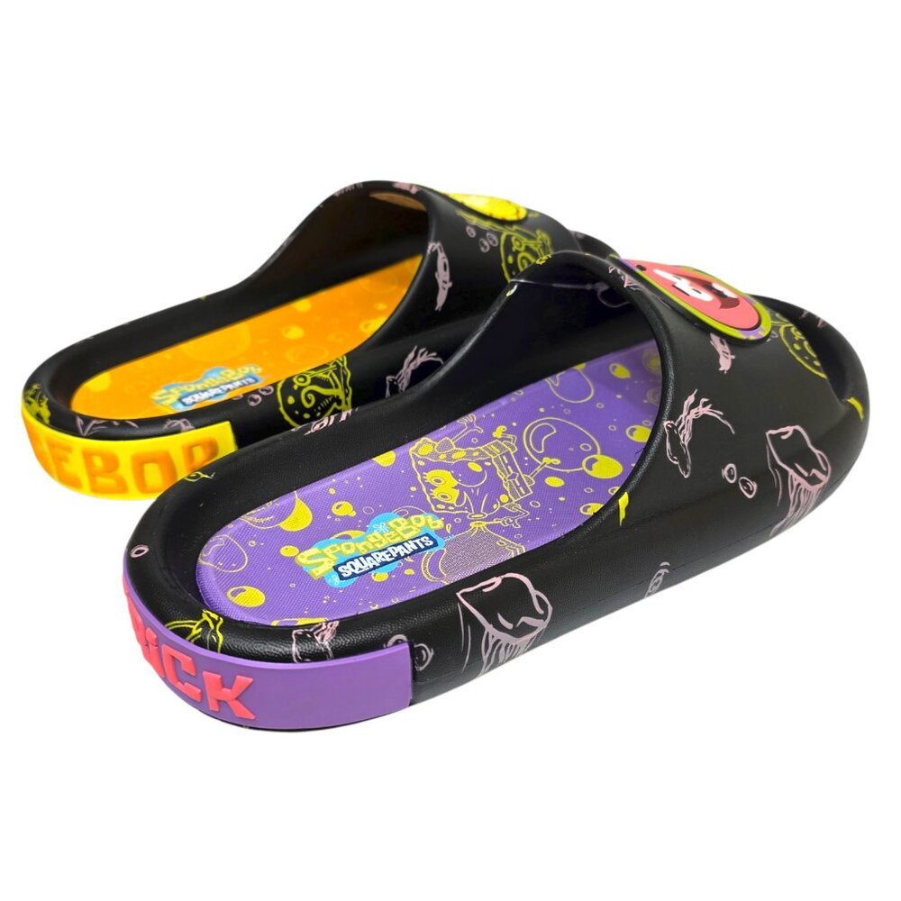 SpongeBob Squarepants Slide Sandals Men's Size 9 & 13 Patrick Lightweight - Picture 4 of 10